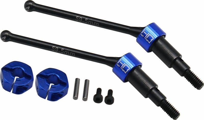 HRAGRM288XR HD STEEL UNIVERSAL REAR CVD AXLES AND DRIVE SHAFTS FOR ARRMA GROM
