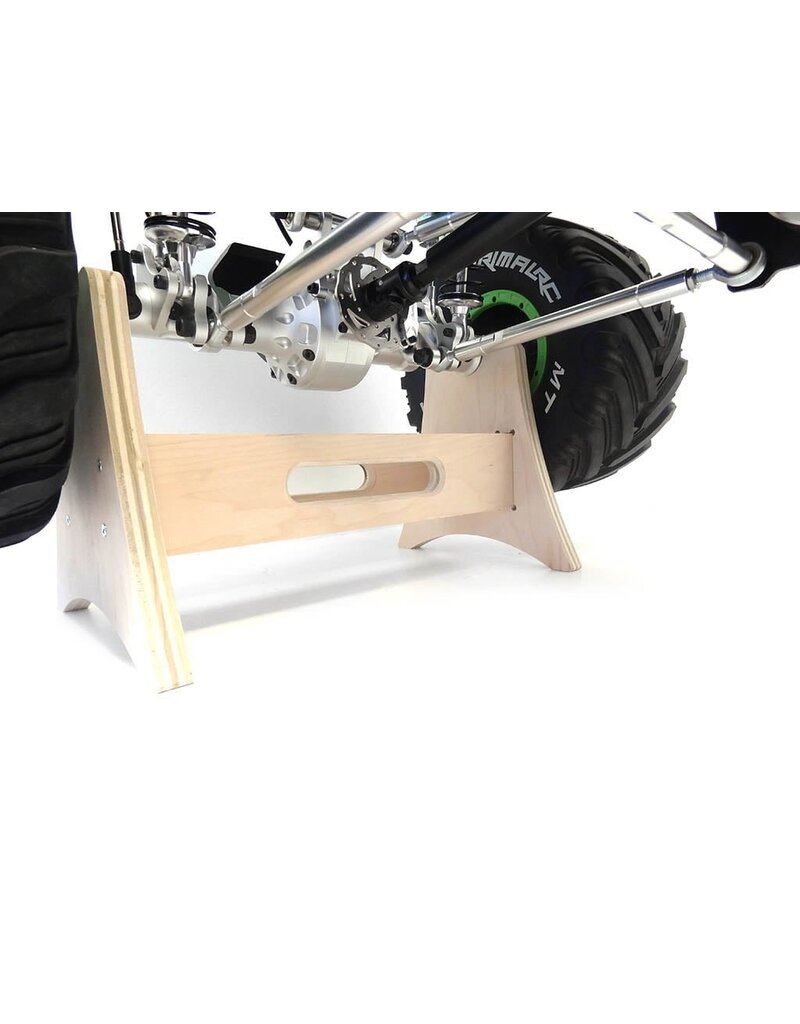 PRIMAL RC PRWS1 WOODEN WORK STAND FOR MONSTER TRUCK