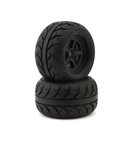 UPGRADE RC UPG-10001 STREET RADIALS 2.8" PRE-MOUNTED ON-ROAD TIRES W/5-STAR WHEELS (2) (17MM/14MM/12MM HEX)