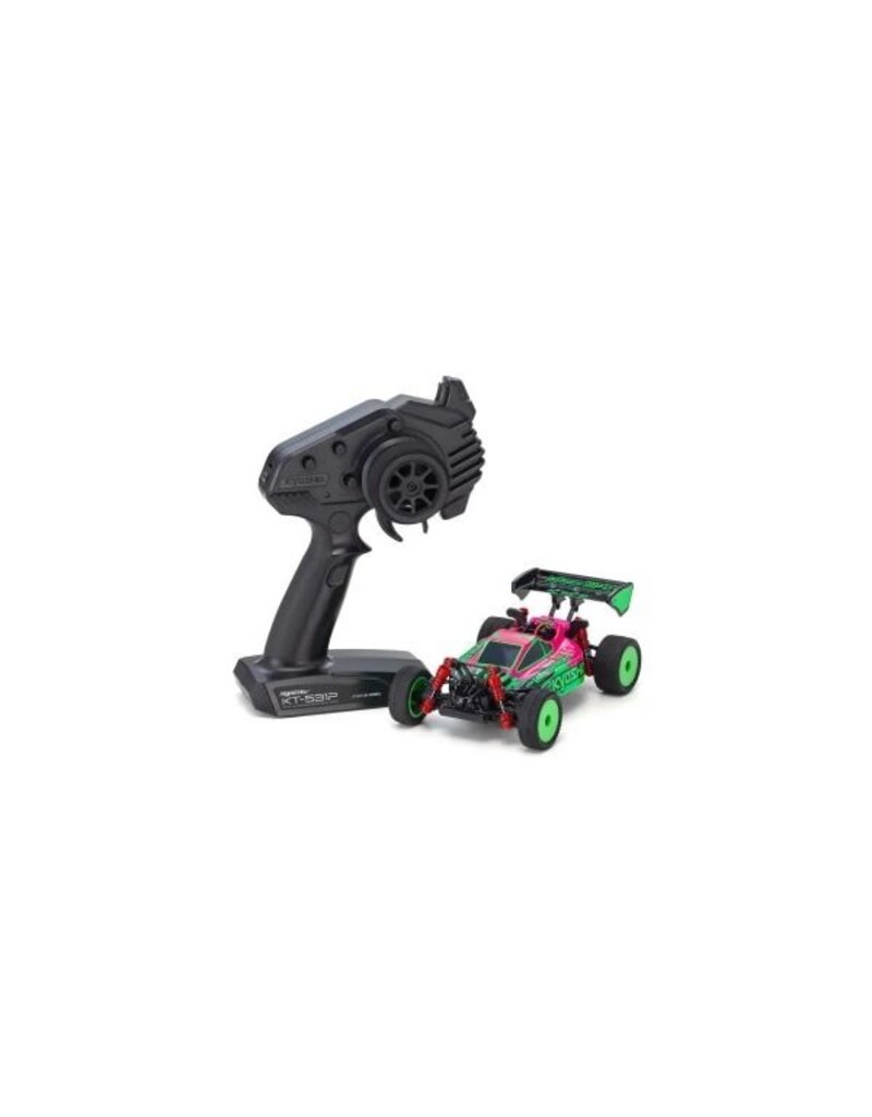 KYOSHO KYO32093PGR MINI-Z BUGGY INFERNO MP9 TKI: PINK / GREEN