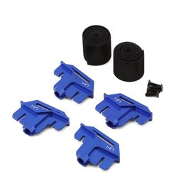 HOT RACING HRAXRT126M06 TALL BATTERY ALUMINUM HOLD DOWN SET FOR TRAXXAS X-MAXX, XRT