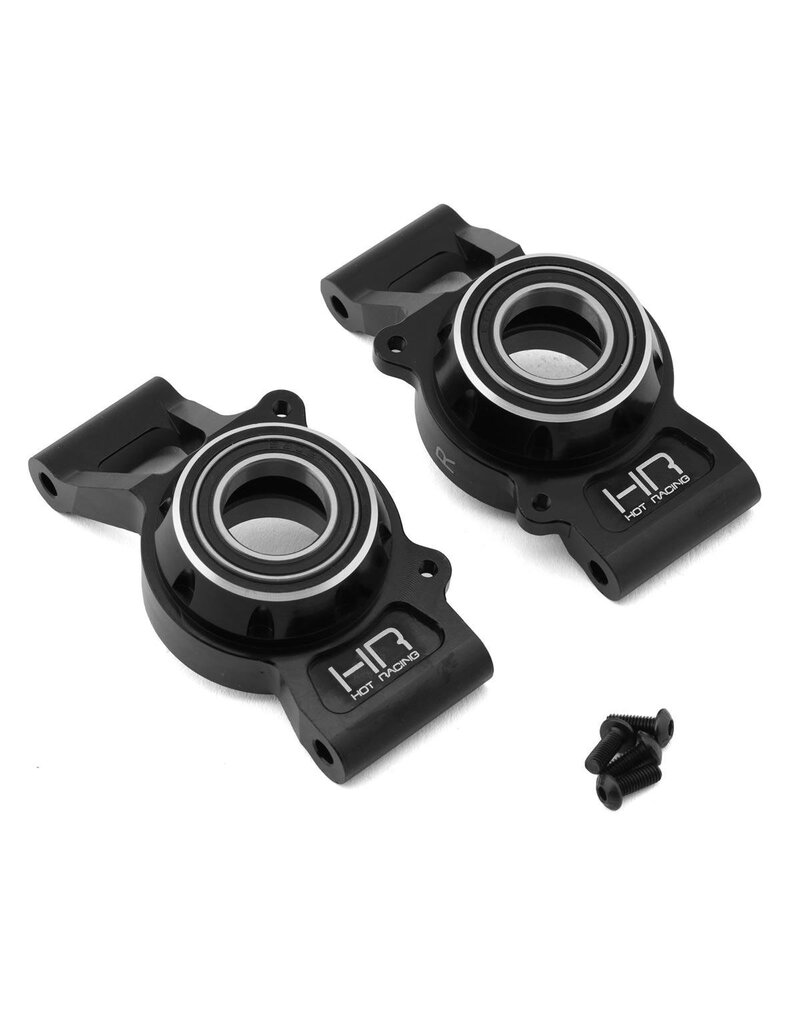 HOT RACING HRAXMX22M01 ALUMINUM REAR HUBS W/ OVER SIZE BEARINGS FOR TRAXXAS X-MAXX, XRT