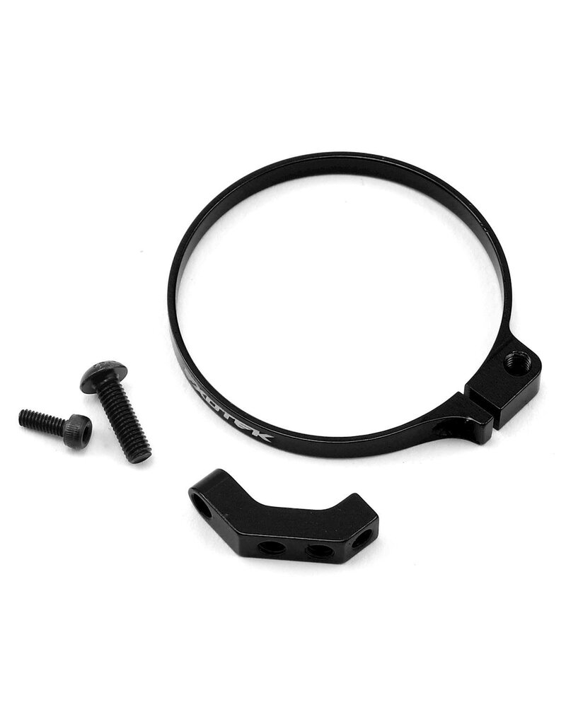 EXOTEK EXO1718BLK ANGLED CLAMP ON FAN MOUNT (BLACK) (540 CAN)