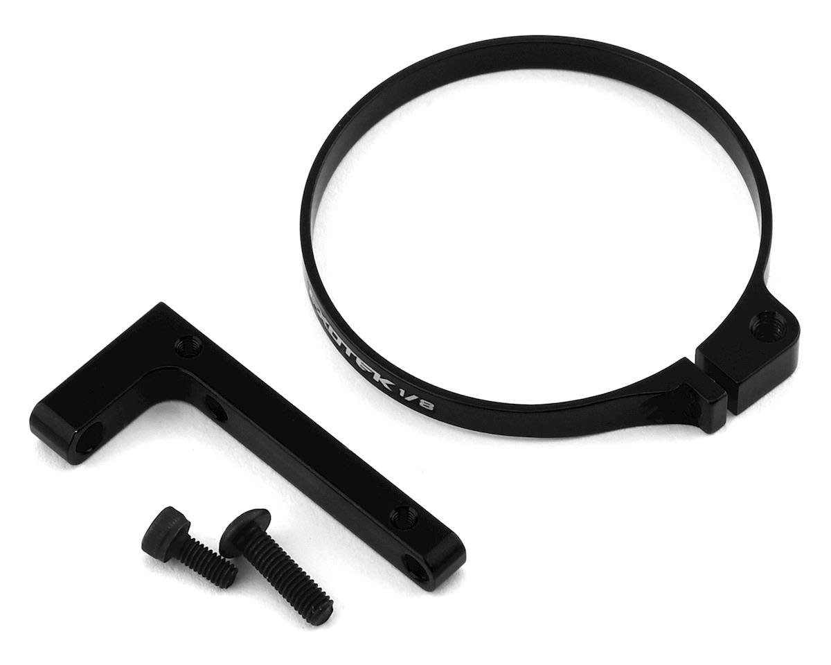 EXO1914BLK 1/8 V2 E-BUGGY CLAMP ON FAN MOUNT (BLACK)