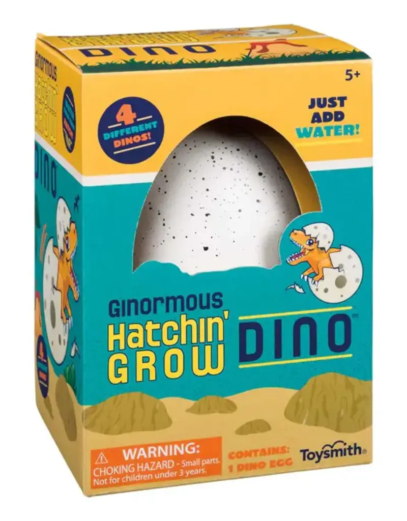 TOYSMITH TS8538 HATCHIN GROW DINO