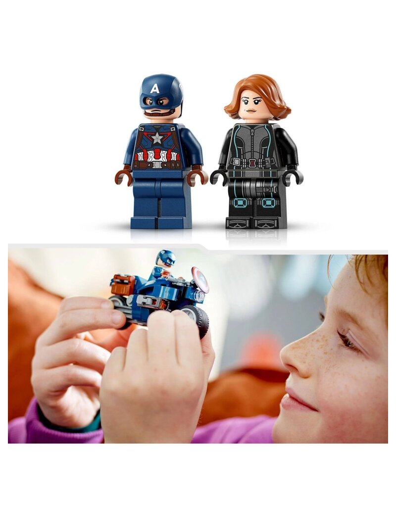 LEGO LEGO 76260 MARVEL BLACK WIDOW AND CAPTAIN AMERICA MOTORCYCLES