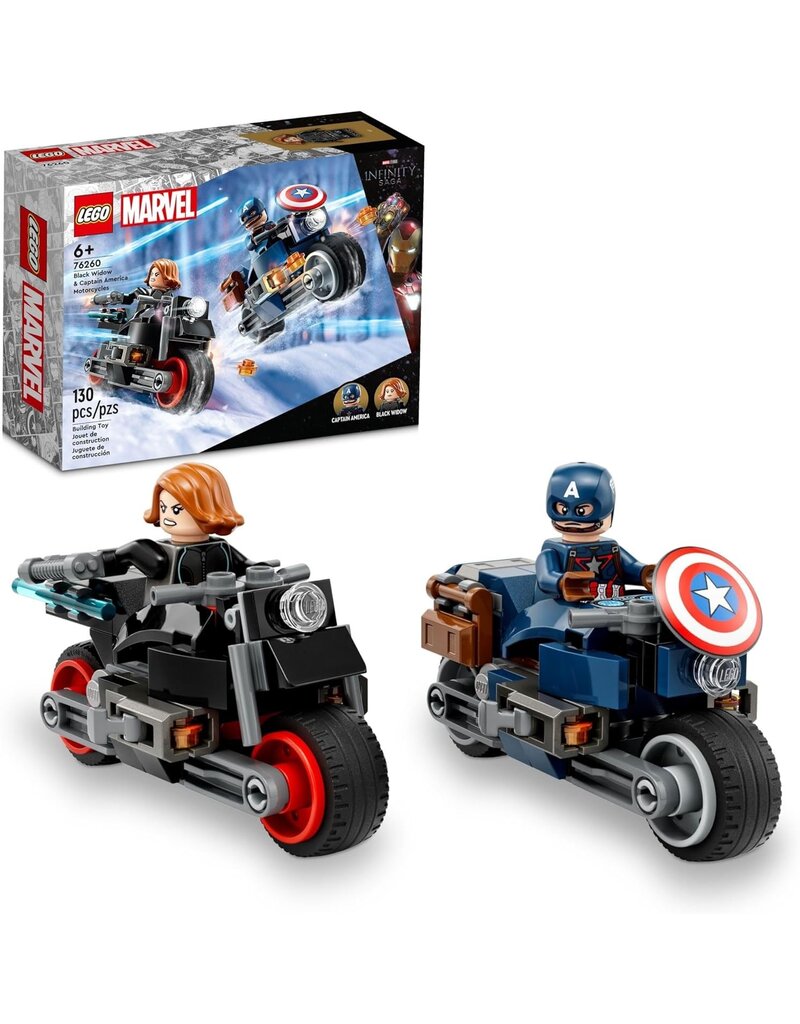 LEGO LEGO 76260 MARVEL BLACK WIDOW AND CAPTAIN AMERICA MOTORCYCLES