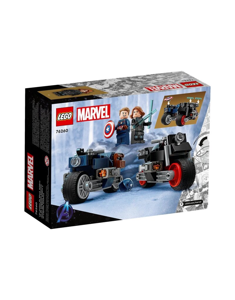 LEGO LEGO 76260 MARVEL BLACK WIDOW AND CAPTAIN AMERICA MOTORCYCLES