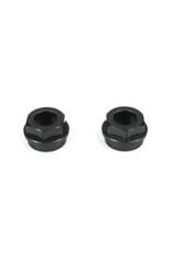 TEKNO RC TKR6015  ALUMINUM SHOCK CARTRIDGE CAP SET (GUN METAL) (2)