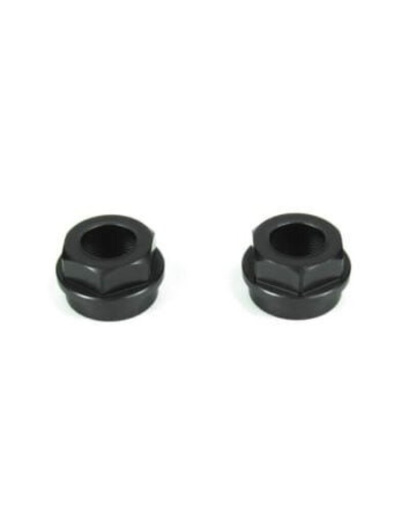 TEKNO RC TKR6015  ALUMINUM SHOCK CARTRIDGE CAP SET (GUN METAL) (2)