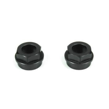TKR6015 ALUMINUM SHOCK CARTRIDGE CAP SET (GUN METAL) (2)