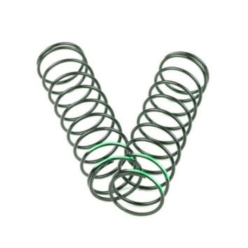 TKR6031B 83MM REAR SHOCK SPRING SET (GREEN) (1.5 X 10.25T) (2)