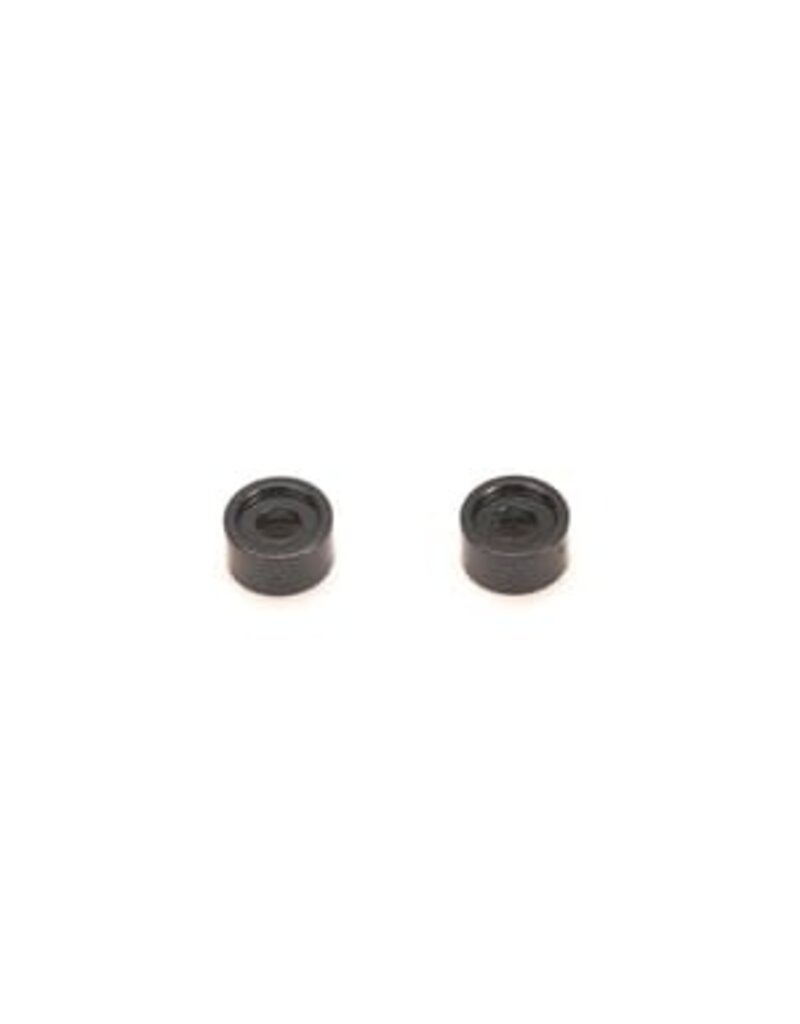 PN RACING PN MR2066K DISK DAMPER SCREW WASHER FOR MR-02, MR-03:  BLACK (2)