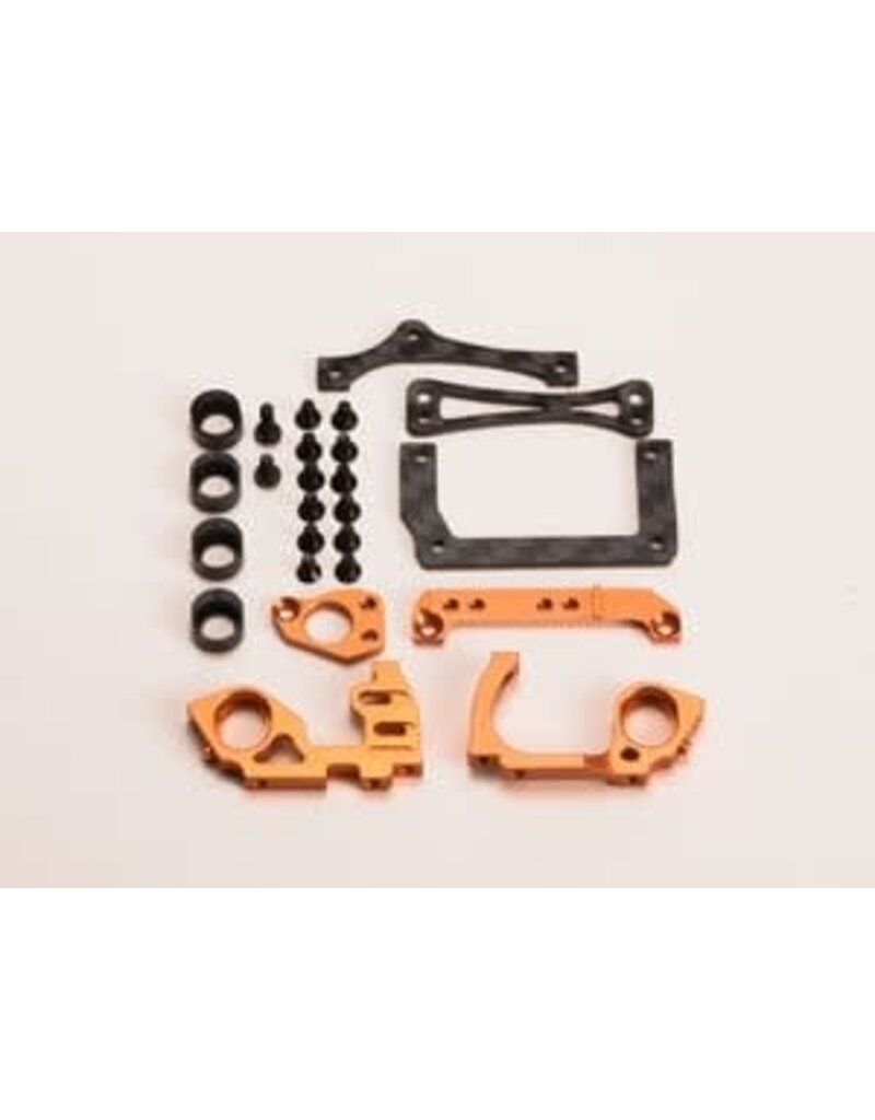 PN RACING KEN PNMR3300 MINI-Z V5 LCG 98MM MOTOR MOUNT ORANGE