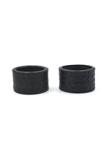 MARKA RACING PRODUCTS KEN MRK-MZR-V1RR05-14 V1 MINI Z RCP RUBBER REAR RADIAL TIRES 5 DEGREE VS 14MM