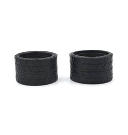 MARKA RACING PRODUCTS KEN MRK-MZR-V1RR05-14 V1 MINI Z RCP RUBBER REAR RADIAL TIRES 5 DEGREE VS 14MM