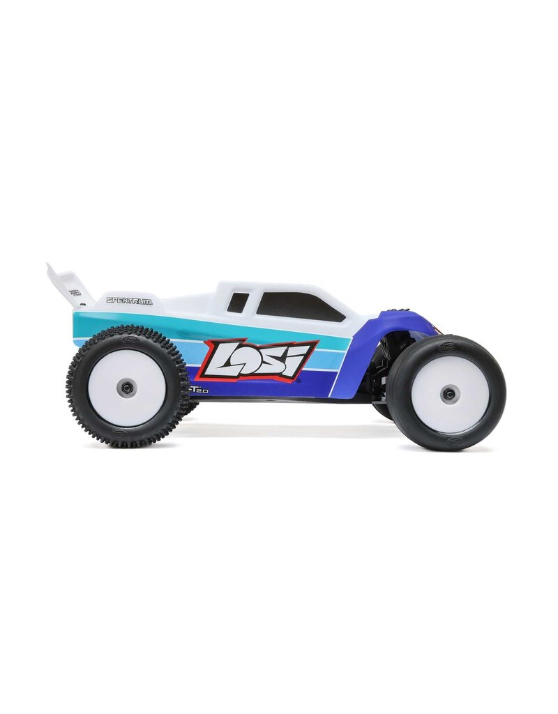 LOSI LOS-1056T2 MINI-T 2.0 BRUSHLESS 2WD STADIUM TRUCK RTR: BLUE