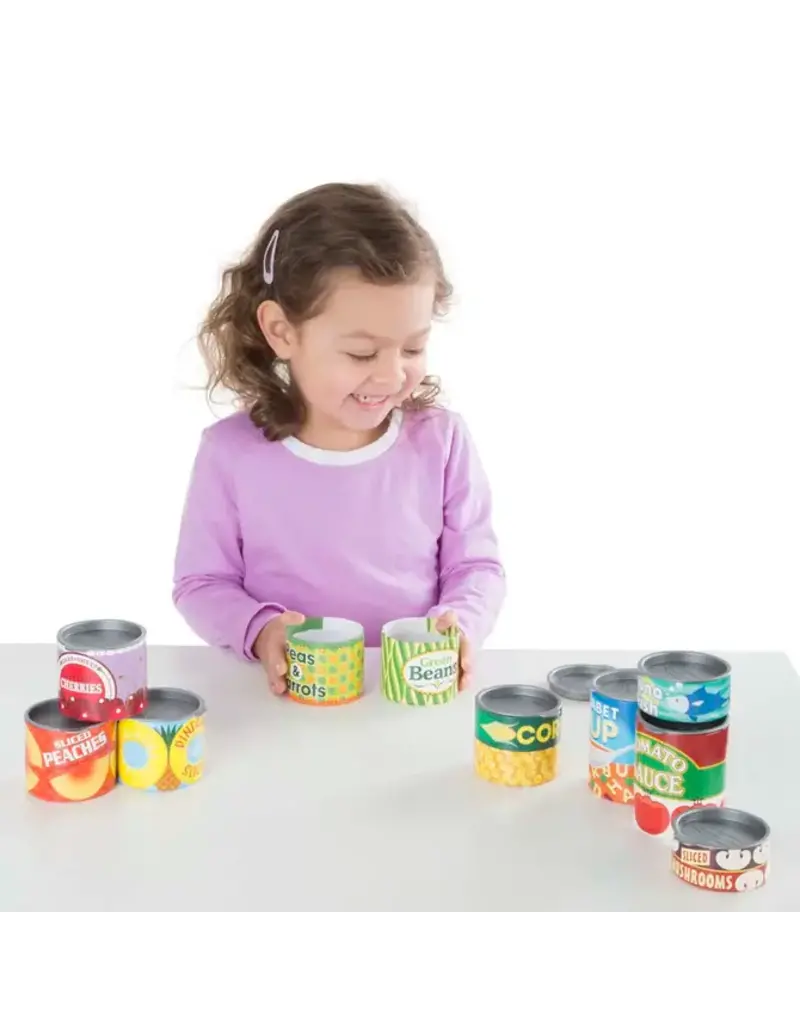 MELISSA & DOUG MD4088 LET'S PLAY HOUSE! GROCERY CANS