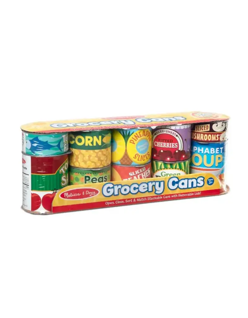 MELISSA & DOUG MD4088 LET'S PLAY HOUSE! GROCERY CANS