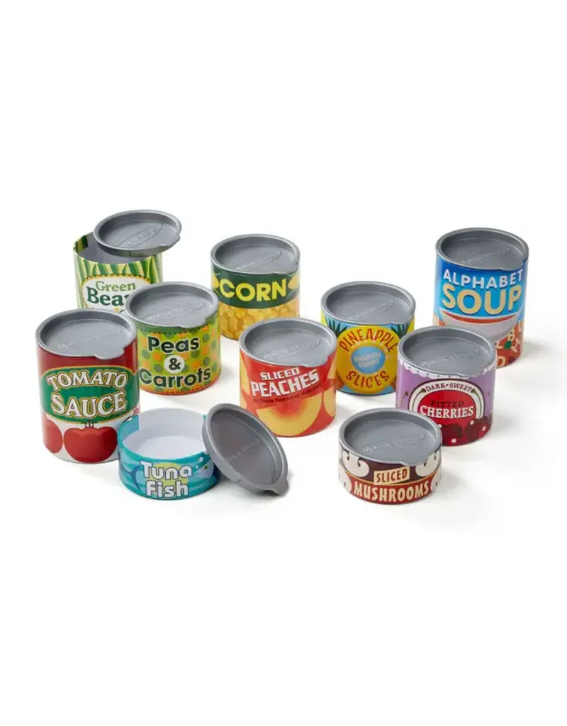 MELISSA & DOUG MD4088 LET'S PLAY HOUSE! GROCERY CANS