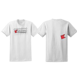 KYOSHO KYOKA10003S2XW 2XL K FADE 2.0 SHORT SLEEVE NEXT LEVEL T SHIRT: WHITE