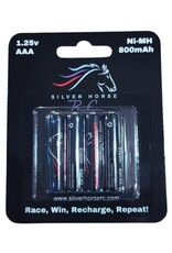 SILVER HORSE SHRC AAA 800MAH MINI-Z RACING BATTERIES 4 PACK