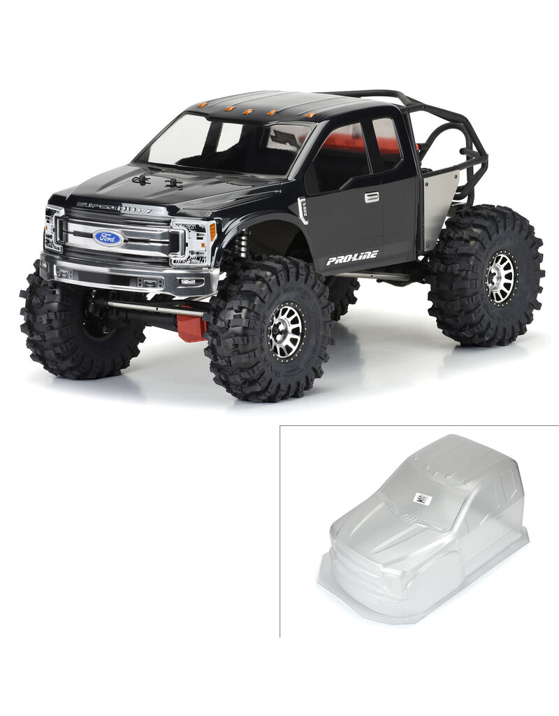 PROLINE RACING PRO361600 2017 FORD F-250 SUPER DUTY CAB ONLY CLEAR FOR SCX6