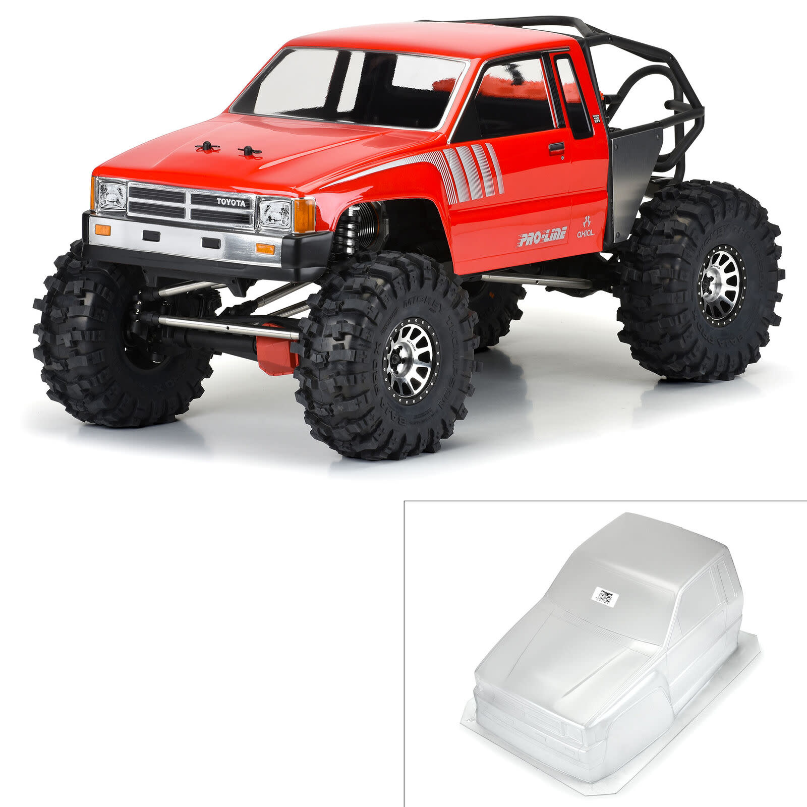 PRO362200 1987 TOYOTA HILUXSR5 XTRACAB CLEAR BODY CAB ONLY FOR
