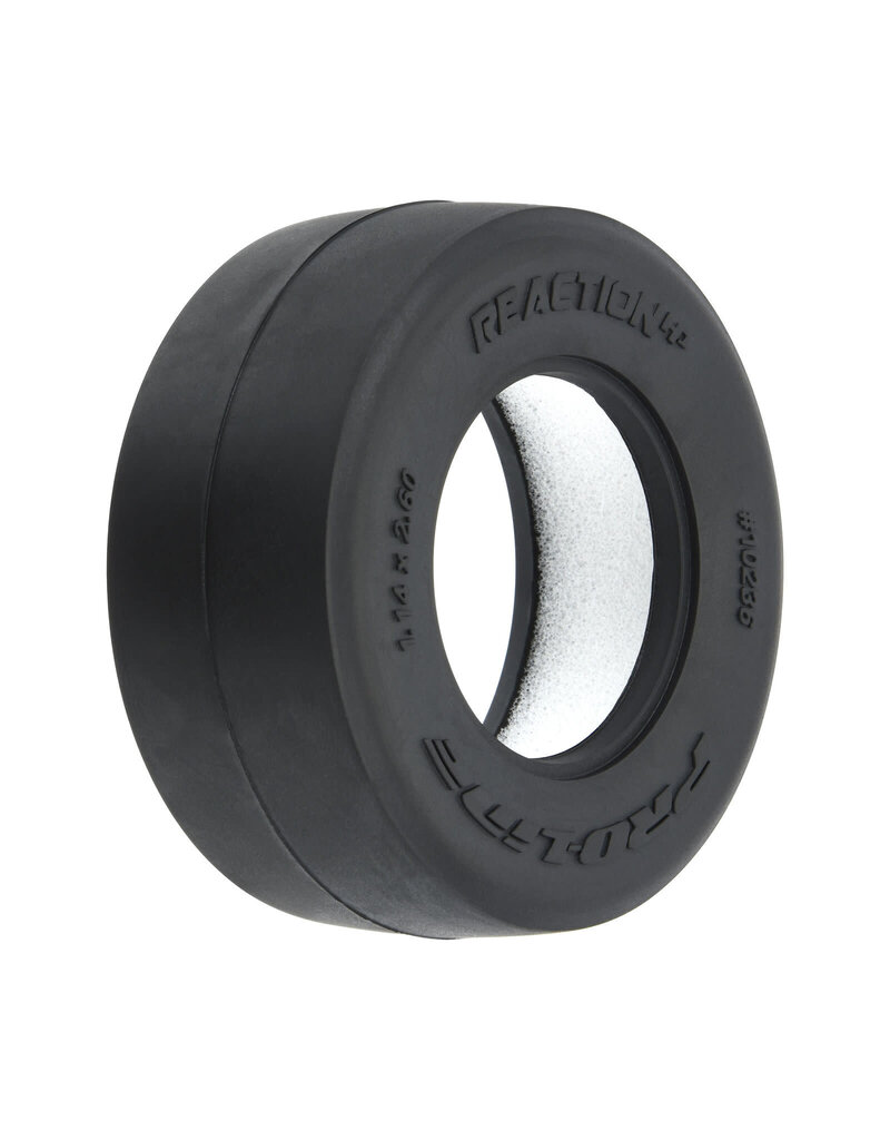 PROLINE RACING PRO1023600 REACTION HP NO-PREP DRAG RACING BELTED TIRES FOR LOSI MINI (2)