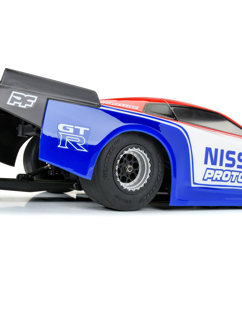 PROLINE RACING PRO1023600 REACTION HP NO-PREP DRAG RACING BELTED TIRES FOR LOSI MINI (2)