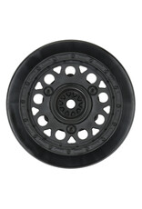 PROLINE RACING PRO283103 SHOWTIME 2.2/3.0 BLACK 3X30 REMOVABLE HEX SC DIRT OVAL WHEELS