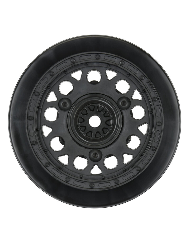 PROLINE RACING PRO283103 SHOWTIME 2.2/3.0 BLACK 3X30 REMOVABLE HEX SC DIRT OVAL WHEELS