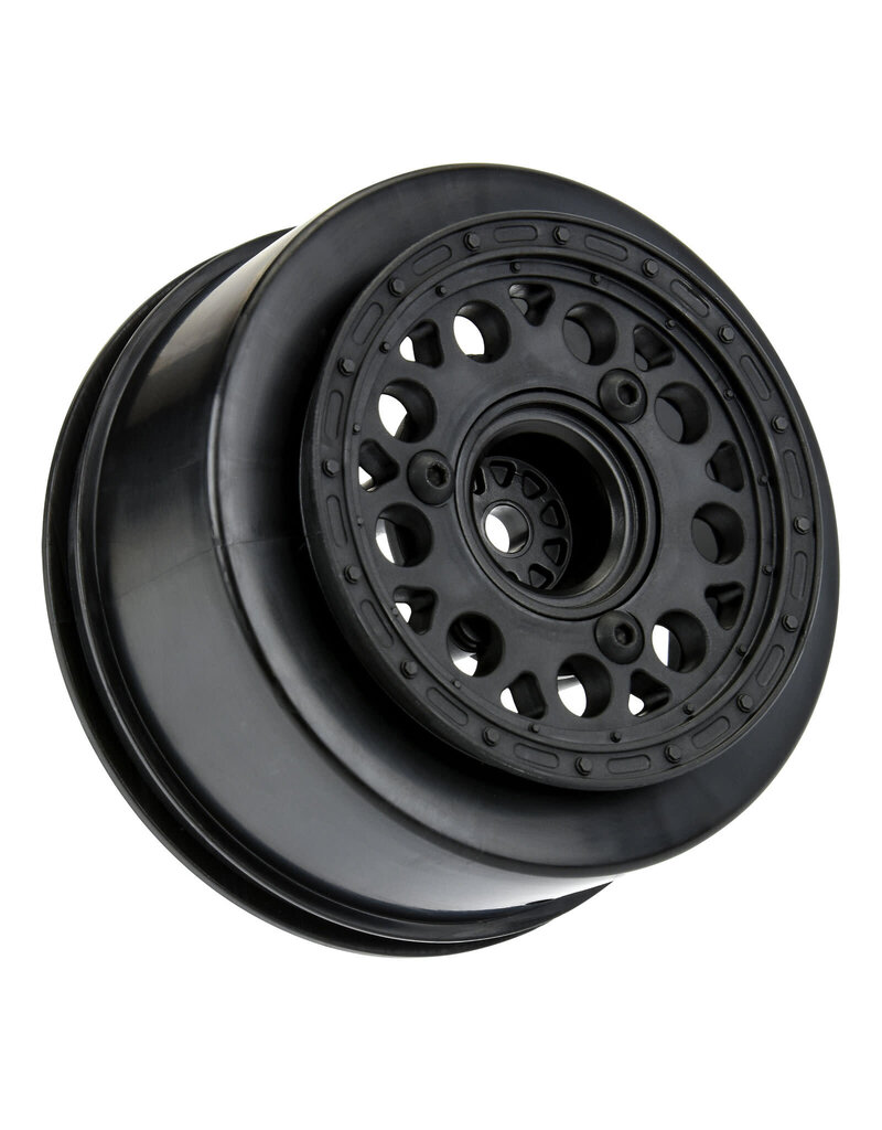 PROLINE RACING PRO283103 SHOWTIME 2.2/3.0 BLACK 3X30 REMOVABLE HEX SC DIRT OVAL WHEELS