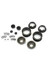 PROLINE RACING PRO282600 BLACK RHINO ARMORY GUNMETAL 2.9 ALUMINUM DUAL OFFSET WHEELS FOR SCX6