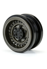 PROLINE RACING PRO282600 BLACK RHINO ARMORY GUNMETAL 2.9 ALUMINUM DUAL OFFSET WHEELS FOR SCX6
