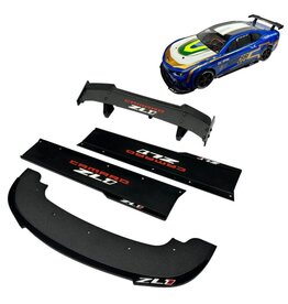 STUPID RC STP11122BK BITTY DESIGNS ZL21-N CAMARO 1/7 BLACK BODY KIT