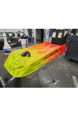 DELTA PLASTIK USA DP8507LONG/2 FC100 LONG BODY FOR STRETCHED ARRMA INFRACTION: CLEAR