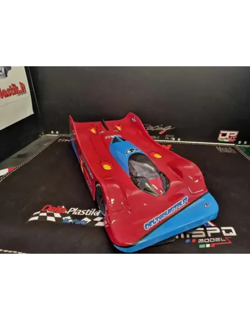 DELTA PLASTIK USA DP8520/2 SPIDER BODY FOR ARRMA INFRACTION, LIMITLESS, FELONY AND HOBAO VTE: CLEAR