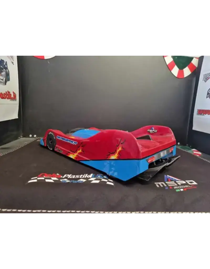 DELTA PLASTIK USA DP8520/2 SPIDER BODY FOR ARRMA INFRACTION, LIMITLESS, FELONY AND HOBAO VTE: CLEAR