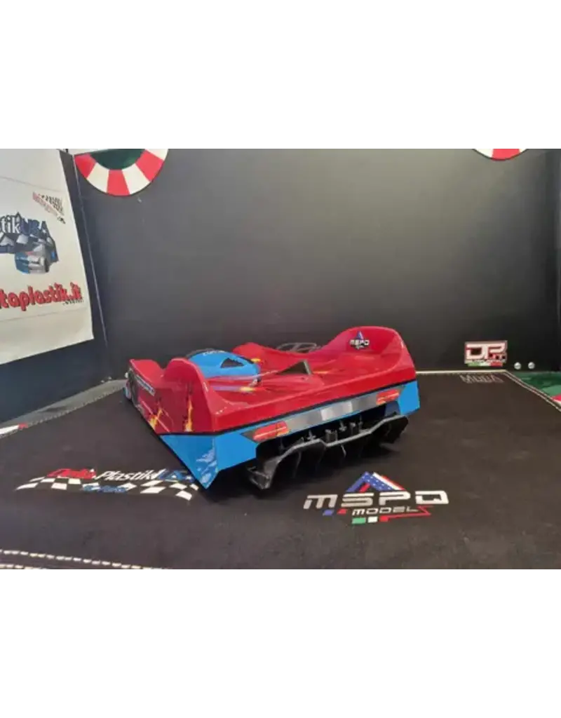 DELTA PLASTIK USA DP8520/2 SPIDER BODY FOR ARRMA INFRACTION, LIMITLESS, FELONY AND HOBAO VTE: CLEAR