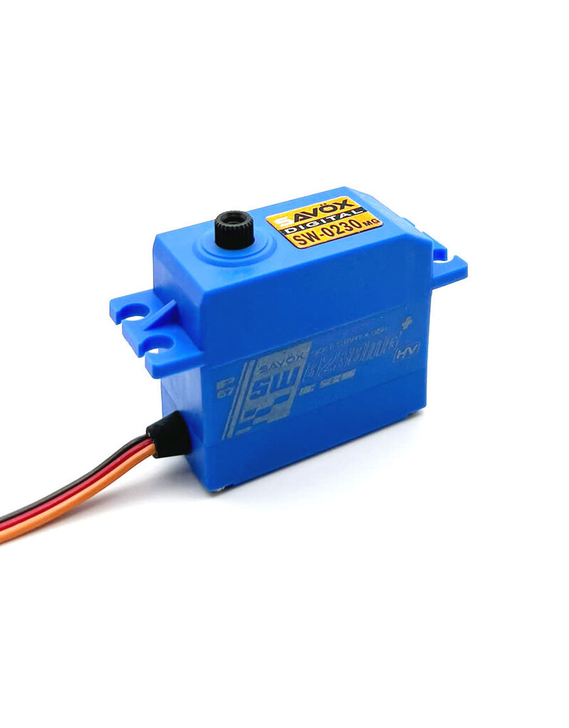 SAVOX SAVSW0230MGP WATERPROOF STANDARD DIGITAL SERVO W/SOFT START, 0.13SEC / 111.1OZ @ 7.4V