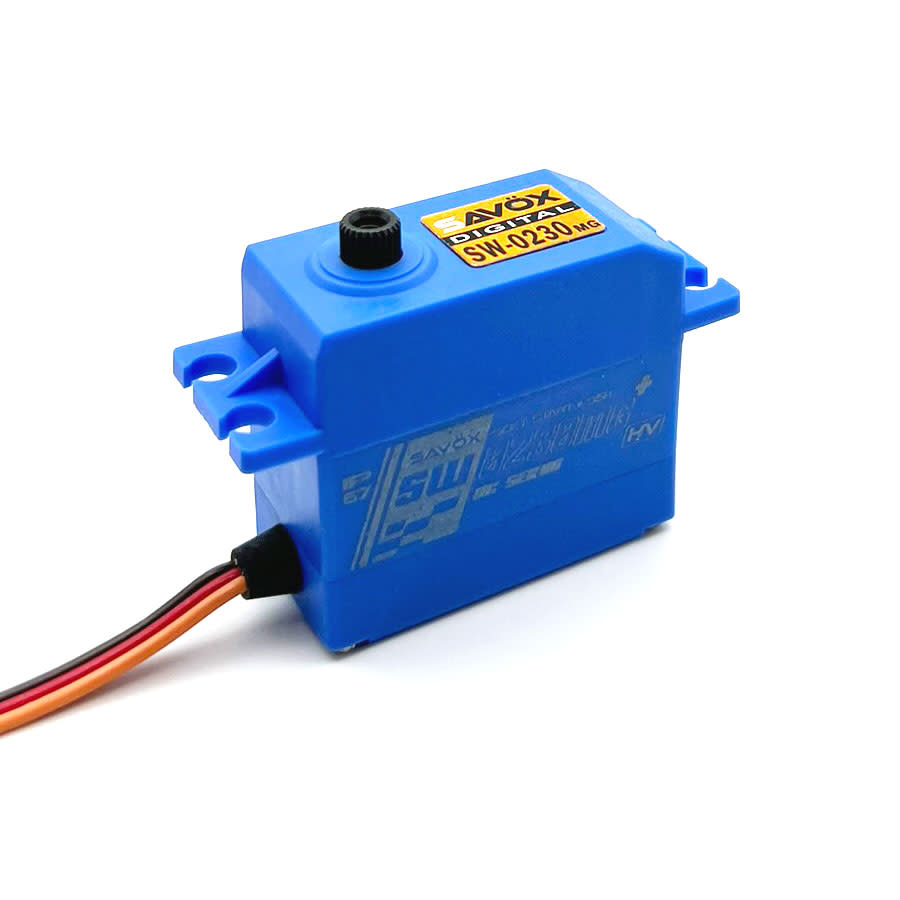 SAVSW0230MGP WATERPROOF STANDARD DIGITAL SERVO W/SOFT START, 0.13SEC / 111.1OZ @ 7.4V