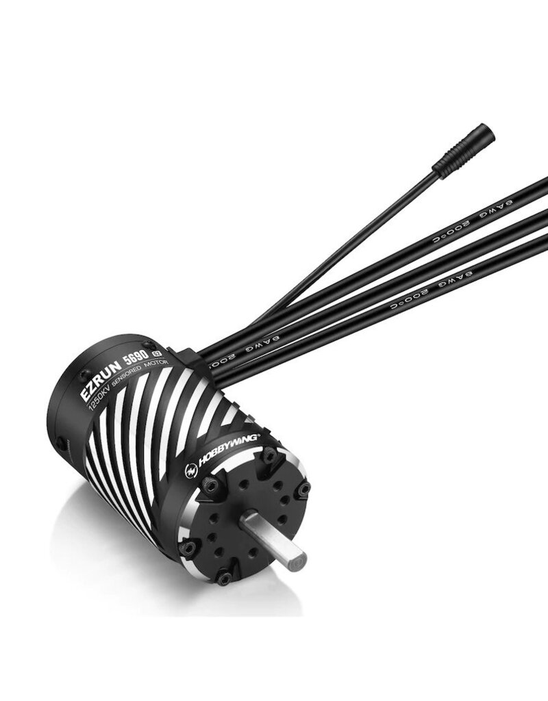 HOBBYWING HWI30402350 EZRUN 5690 SD 1250 KV BLACK G2 MOTOR