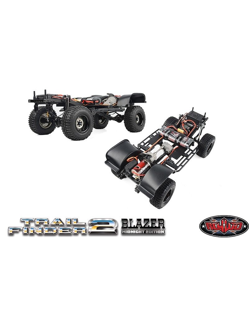 RC4WD RC4Z-RTR0068 TRAIL FINDER 2 RTR 1/10 CRAWLER W/ CHEVROLET BLAZER BODY SET (MIDNIGHT EDITION)