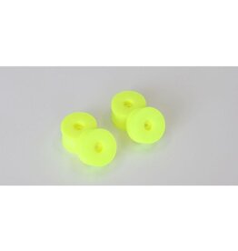 KYOSHO KYOMBH002KY WHEEL SET INFRENO MP9 FRONT YELLOW