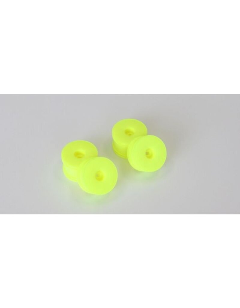 KYOSHO KYOMBH002KY WHEEL SET INFRENO MP9 FRONT YELLOW