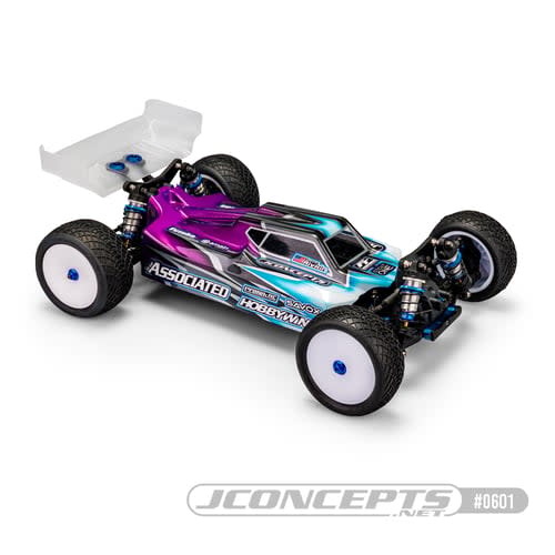 JCO0601 RC10 B74.2 "S15" BUGGY BODY W/CARPET WING (CLEAR)