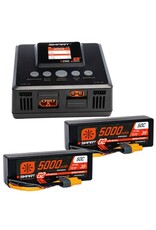 SPEKTRUM SPMXPSS600 SMART POWERSTAGE 6S SURFACE BUNDLE (2) G2 5000MAH 3S IC5 AND S250 CHARGER