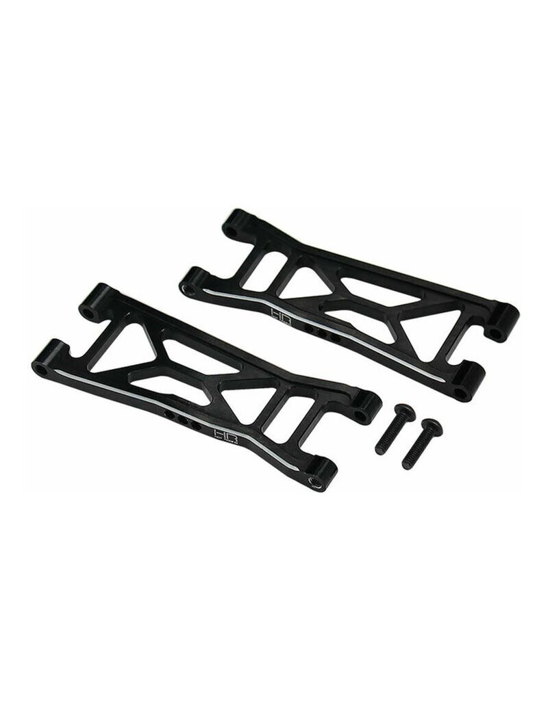 HOT RACING HRAGRM56M01 ALUMINUM REAR LOWER ARMS FOR ARRMA GROM