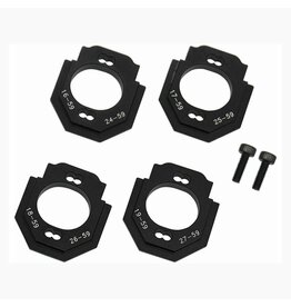 HOT RACING HRAGRM18V01 ALUMINUM MOTOR MOUNT 16- 27T FOR ARRMA GROM